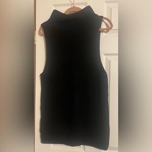 Free People XS Pre-Owned Black Ribbed Dress